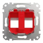 Schneider ÚJ SEDNA 2xRJ45 adapter, KRONE betétekhez, fehér