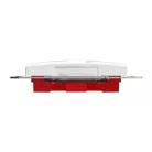 Schneider ÚJ SEDNA 2xRJ45 adapter, KRONE betétekhez, fehér