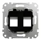 Schneider ÚJ SEDNA 2xRJ45 adapter, AMP, MOLEX, KELINE betétekhez, fehér
