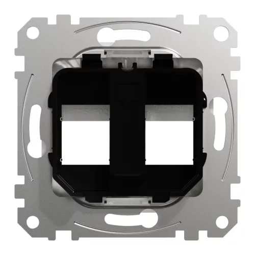 Schneider ÚJ SEDNA 2xRJ45 adapter, AMP, MOLEX, KELINE betétekhez, fehér