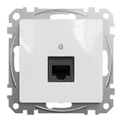 Schneider ÚJ SEDNA 1xRJ45 Cat5e UTP aljzat, fehér
