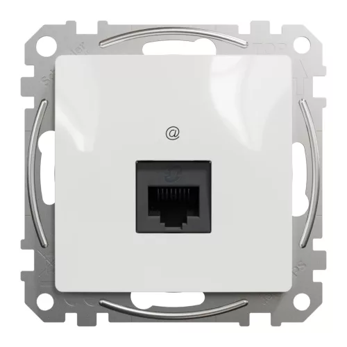 Schneider ÚJ SEDNA 1xRJ45 Cat5e UTP aljzat, fehér
