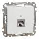 Schneider ÚJ SEDNA 1xRJ45 Cat6 STP aljzat, fehér
