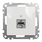 Schneider ÚJ SEDNA 1xRJ45 Cat6 STP aljzat, fehér