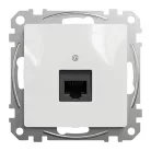 Schneider ÚJ SEDNA 1xRJ45 Cat6 UTP aljzat, fehér
