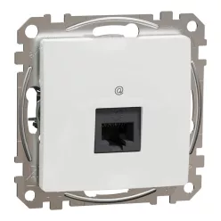 Schneider ÚJ SEDNA 1xRJ45 Cat6A UTP aljzat, fehér
