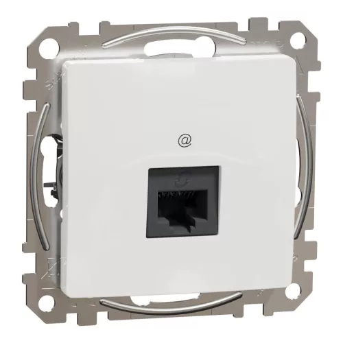 Schneider ÚJ SEDNA 1xRJ45 Cat6A UTP aljzat, fehér