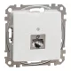 Schneider ÚJ SEDNA 1xRJ45 Cat6A STP aljzat, fehér
