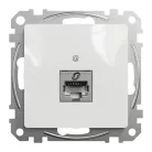 Schneider ÚJ SEDNA 1xRJ45 Cat6A STP aljzat, fehér