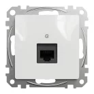 Schneider ÚJ SEDNA 1xRJ45 Cat6A UTP aljzat, fehér