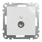 Schneider ÚJ SEDNA TV aljzat, átmenő, 7 dB, fehér