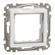 Schneider SEDNA 45x45-ös adapter, körmök nélkül, fehér