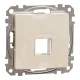 Schneider ÚJ SEDNA 1xRJ45 adapter, Keystone betétekhez, bézs