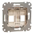 Schneider ÚJ SEDNA 2xRJ45 adapter, RDM betétekhez, bézs