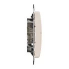 Schneider ÚJ SEDNA 2xRJ45 adapter, RDM betétekhez, bézs