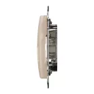 Schneider ÚJ SEDNA 2xRJ45 adapter, RDM betétekhez, bézs
