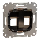 Schneider ÚJ SEDNA 2xRJ45 adapter, AMP, MOLEX, KELINE betétekhez, bézs