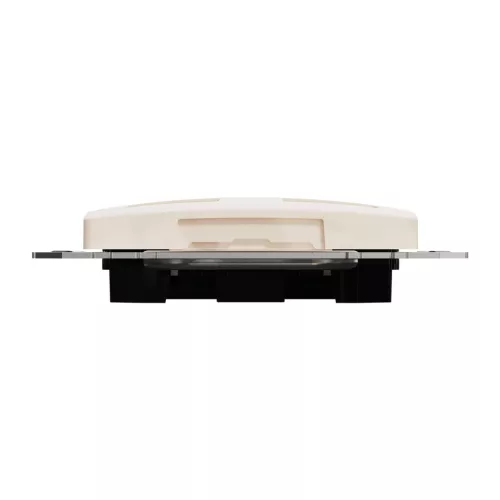 Schneider ÚJ SEDNA 2xRJ45 adapter, AMP, MOLEX, KELINE betétekhez, bézs