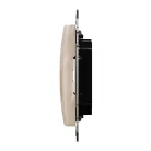 Schneider ÚJ SEDNA 2xRJ45 adapter, AMP, MOLEX, KELINE betétekhez, bézs
