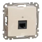 Schneider ÚJ SEDNA 1xRJ45 Cat5e UTP aljzat, bézs