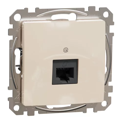 Schneider ÚJ SEDNA 1xRJ45 Cat5e UTP aljzat, bézs