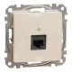 Schneider ÚJ SEDNA 1xRJ45 Cat5e UTP aljzat, bézs