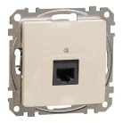 Schneider ÚJ SEDNA 1xRJ45 Cat6A UTP aljzat, bézs