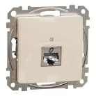 Schneider ÚJ SEDNA 1xRJ45 Cat6A STP aljzat, bézs