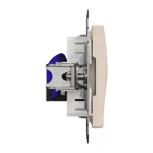 Schneider ÚJ SEDNA 1xRJ45 Cat6A UTP aljzat, bézs