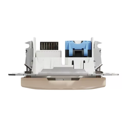 Schneider ÚJ SEDNA RJ11/RJ45 Cat6 UTP kombinált aljzat, bézs
