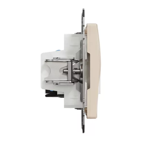 Schneider ÚJ SEDNA RJ11/RJ45 Cat6 UTP kombinált aljzat, bézs