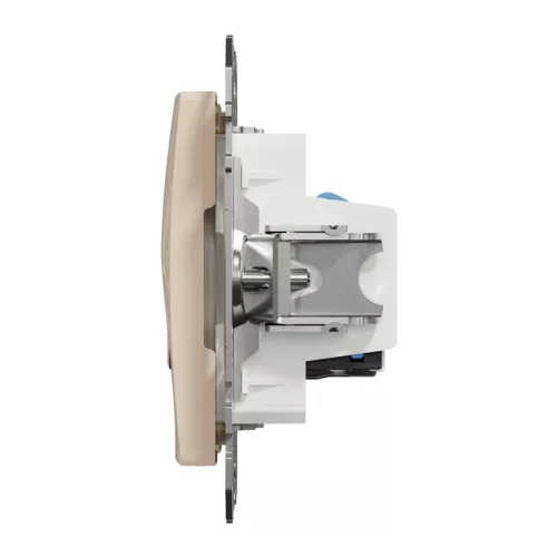 Schneider ÚJ SEDNA RJ11/RJ45 Cat6 UTP kombinált aljzat, bézs