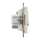 Schneider ÚJ SEDNA TV/RJ45 Cat6 UTP kombinált aljzat, bézs
