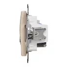 Schneider ÚJ SEDNA TV/RJ45 Cat6 UTP kombinált aljzat, bézs