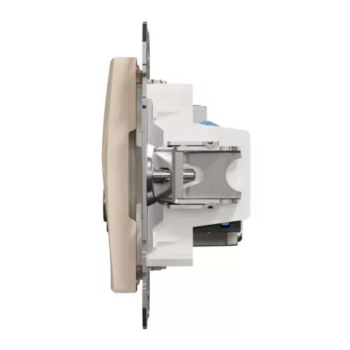 Schneider ÚJ SEDNA TV/RJ45 Cat6 UTP kombinált aljzat, bézs