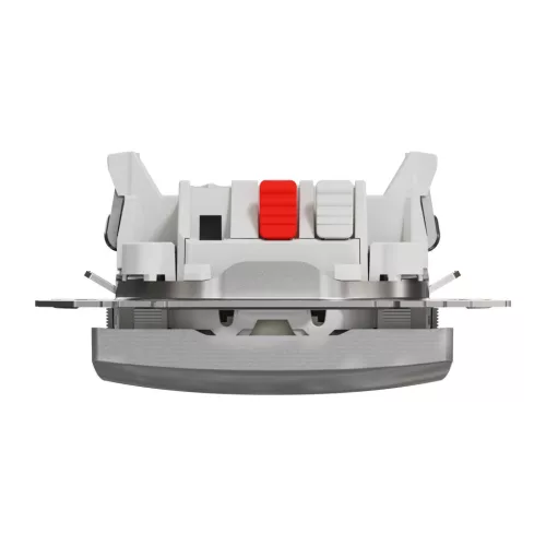 Schneider ÚJ SEDNA Váltókapcsoló, kék jelzőfénnyel, 10AX, alumínium