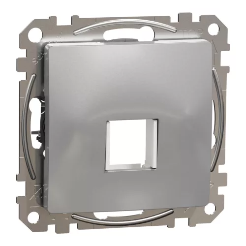 Schneider ÚJ SEDNA 1xRJ45 adapter, Keystone betétekhez, alumínium