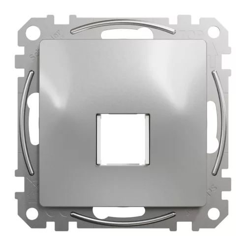 Schneider ÚJ SEDNA 1xRJ45 adapter, Keystone betétekhez, alumínium