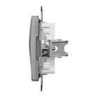 Schneider ÚJ SEDNA 1xRJ45 adapter, Keystone betétekhez, alumínium