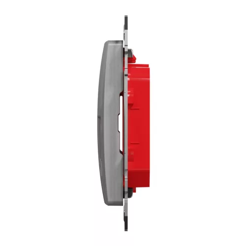 Schneider ÚJ SEDNA 2xRJ45 adapter, KRONE betétekhez, alumínium