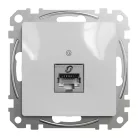 Schneider ÚJ SEDNA 1xRJ45 Cat6A STP aljzat, alumínium