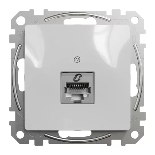 Schneider ÚJ SEDNA 1xRJ45 Cat6A STP aljzat, alumínium