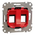 Schneider ÚJ SEDNA 2xRJ45 adapter, KRONE betétekhez, antracit