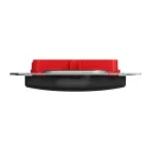 Schneider ÚJ SEDNA 2xRJ45 adapter, KRONE betétekhez, antracit