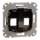 Schneider ÚJ SEDNA 2xRJ45 adapter, AMP, MOLEX, KELINE betétekhez, antracit