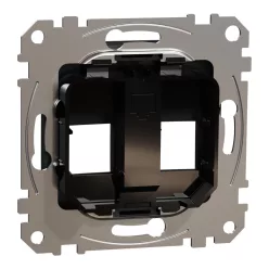   Schneider ÚJ SEDNA 2xRJ45 adapter, AMP, MOLEX, KELINE betétekhez, antracit