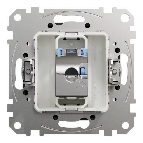 Schneider ÚJ SEDNA 1xRJ45 Cat6 STP aljzat, antracit