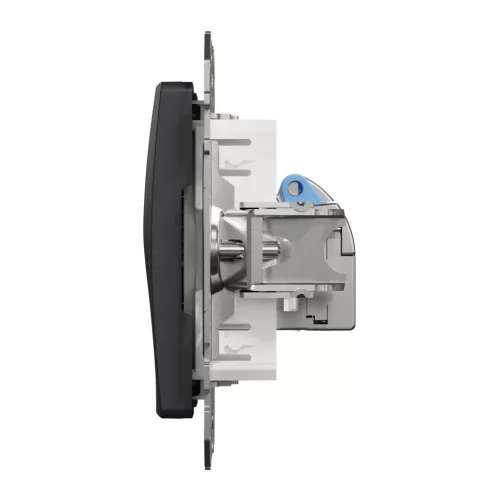 Schneider ÚJ SEDNA 1xRJ45 Cat6 STP aljzat, antracit