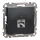 Schneider ÚJ SEDNA 1xRJ45 Cat6A STP aljzat, antracit