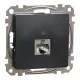 Schneider ÚJ SEDNA 1xRJ45 Cat6A STP aljzat, antracit